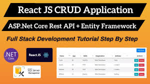 react js crud application asp net
