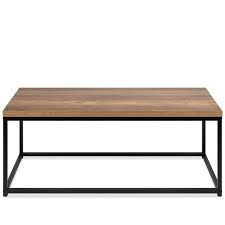 Shop allmodern for modern and contemporary wood dining table metal base to match your style and budget. Best Choice Products 44in Modern Industrial Style Rectangular Wood Grain Top Coffee Table W Metal Frame 1 25in Top Walmart Com Walmart Com