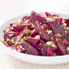 beets with lemon and almonds america