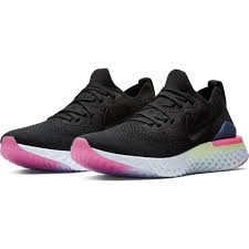 The epic react flyknit, as its name implies, comes with a full flyknit upper, which is designed to be supportive in the right places as opposed to. Nike Epic React Flyknit 2 Running Shoes Men Black Sapphire Lime Blast At Sport Bittl Shop