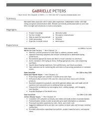 Sales Associate Job Description Resume Samples For Sample