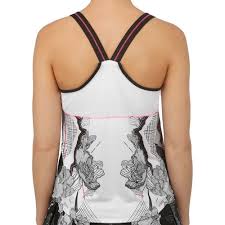 Lucky In Love Off The Charts Bralette Tank Top Women White Dark Grey