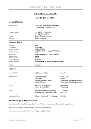 Format For Making A Resume   Cv Template  Updated   uxhandy com EXAMPLE OF CV OF AN SOUTH AFRICAN cover letter for cv examples south africa  curriculum vitae examples south africa    png