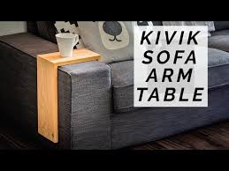 Kivik Sofa Arm Table Diy Woodworking