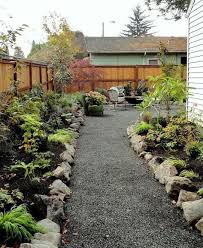 Gravel Garden Design For Small Backyard