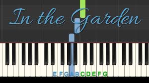 in the garden easy hymn piano tutorial