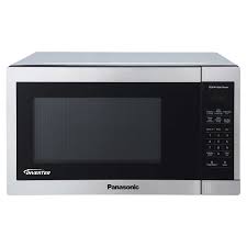 Open the microwave, place ready meals inside, close microwave? Panasonic 1 3cuft Stainless Steel Countertop Microwave Oven Nn Sc668s Costco