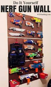Here is a real simple diy nerf gun storage rack system for under $$20.00 bucks. Hugedomains Com Kids Room Organization Boys Playroom Toy Rooms
