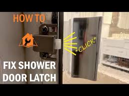How To Fix Shower Door Latch Catch