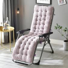 fleece tufted lounge chair cushion