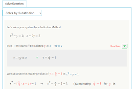 quadratic simultaneous equations solver
