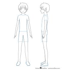 How to draw an anime body with pictures wikihow. How To Draw An Anime Boy Full Body Step By Step Animeoutline
