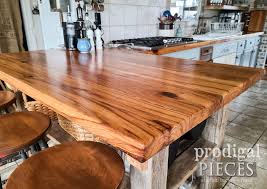 wood kitchen counters how to finish