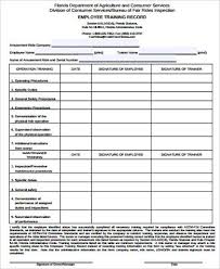 Sample Employee Record Form 8 Examples In Word Pdf
