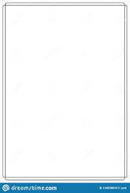 Vector Page Border A4 Design For Project Stock Vector