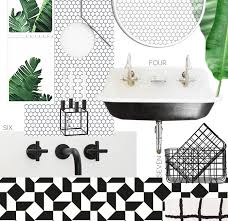 Even the most basic bath tub can be expensive and cheap. Geometric Bathroom Design In Black And White