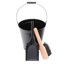 Fire Brush Shovel And Ash Bucket Set