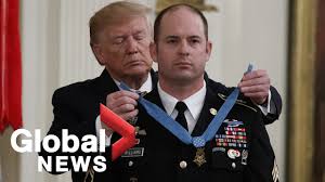 President obama awarded outgoing vice president biden the presidential medal of freedom on thursday afternoon. President Trump Awards Congressional Medal Of Honor Youtube