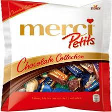 Merci pralinen mit ihrer botschaft. Merci Petits Chocolate Collection Schokolade 125g Online Kaufen Bei Lieferello