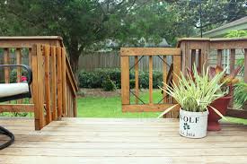 Diy Gates For Deck Stairs Checking In