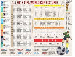 2018 fifa world cup football fixtures
