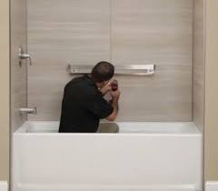 a shower tub combo jacuzzi bath remodel