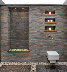 Stacked Stone Accent Walls