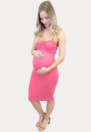 Sweetheart Tube Top Maternity Dress - Sexy Mama Maternity