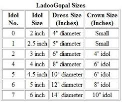 Laddu Gopal Size Chart Laddu Gopal Ladoo Gopal Baby Patterns