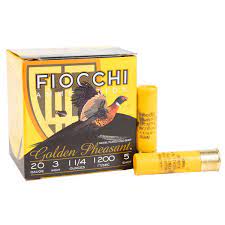 Fiocchi Golden Pheasant 20 Gauge 3in #5 1-1/4oz Shotshells - 25 Rounds | Sportsman's Warehouse