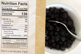 freeze dried blueberries nutrition