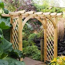 Forest Large Ultima Wooden Pergola Arch