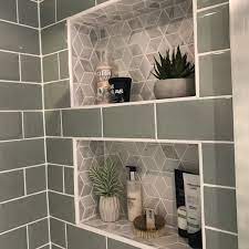 Bathroom Decor Shower Shelves