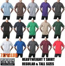 Pro Club Heavyweight T Shirts Proclub Mens Plain Short Sleeve Big And Tall M 7xl