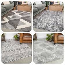 grey silver modern rugs soft moroccan