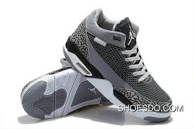 Nike Jordan Flight Club 80s Grey Black White Shoes New Style