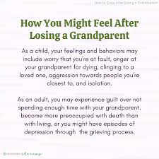 how to cope after losing a grandpa