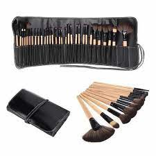 32 pcs makeup brushes with pouch case