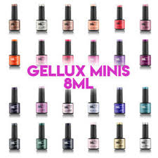 Details About Gellux Gel Polish 8ml Mini Unique Colours In The Range Salon Systems