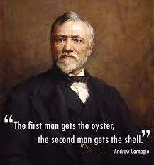 andrew carnegie quote oyster | My Life&#39;s Philosophy | Pinterest ... via Relatably.com