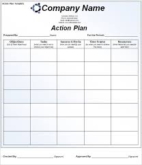 90 Action Plan Templates Word Excel Pdf Apple Pages