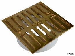 Square Grate With Pvc Collar 5 Inch