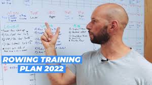 rowing training plan 2022 on concept 2