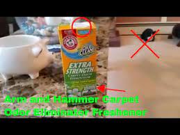 how to use arm and hammer carpet odor