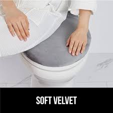 Memory Foam Toilet Lid Seat Cover Stays