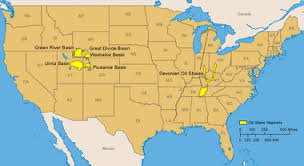 oil shale deposits maps geology