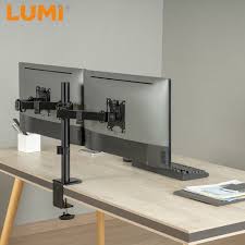 articulating dual monitor stand arm