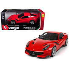 It is an upgraded version of the california line offered as a hardtop convertible that sports new sheet metal and refined, notably less awkward body features. Ferrari F12 Tdf Red 1 24 Diecast Model Car By Bburago Target