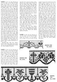 Filet Crochet Edging Patterns For Lace Altar Cloths And