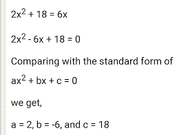 Following Quadratic Equation 2x2